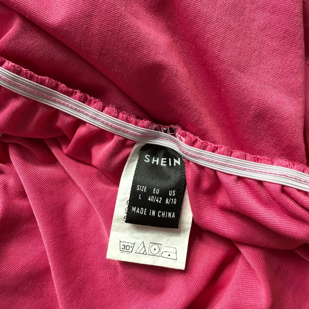 Pink Ruched Mini Dress - Picture 5 of 5